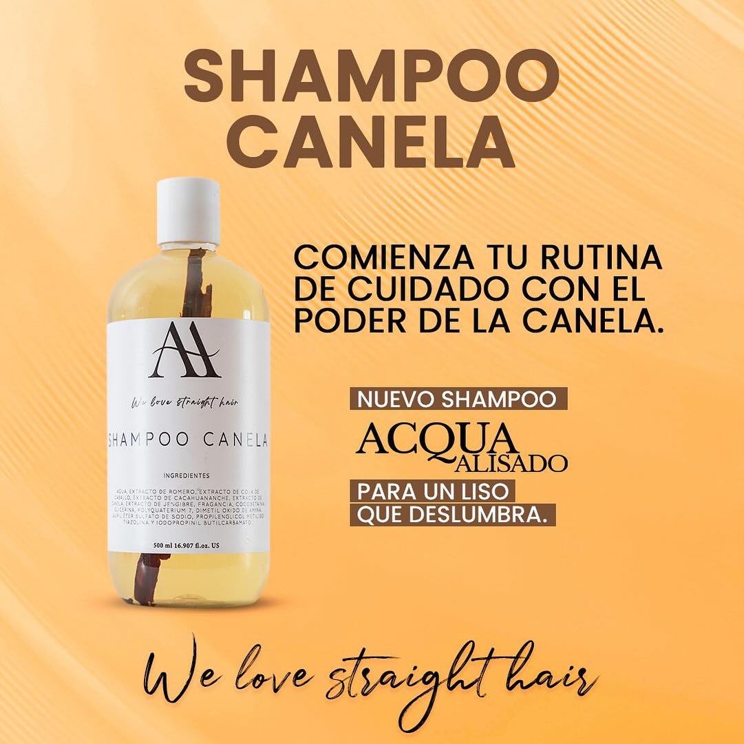 Shampoo Canela Acquaalisado